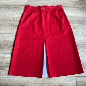 Vintage skirt horse bit buckle pencil style zipper back